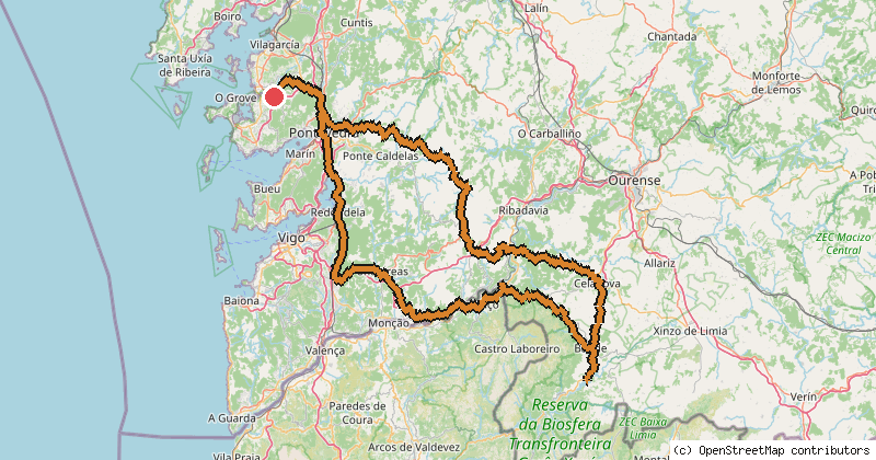 Mapa del recorrido