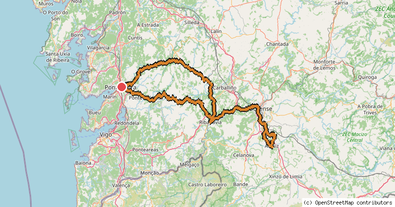 Mapa del recorrido